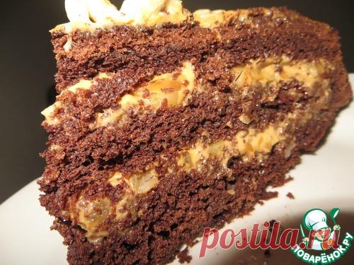 Шоколадный торт "Лакомка"