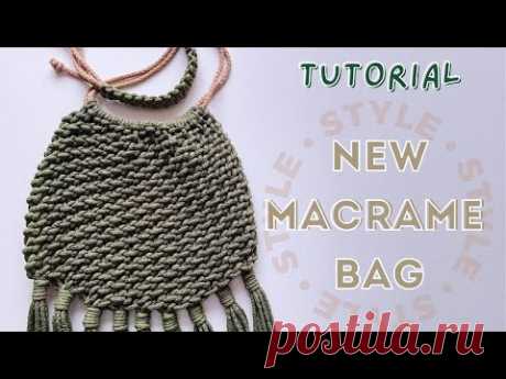 Быстро и просто МАКРАМЕ СУМКА/ NEW macrame bag - YouTube