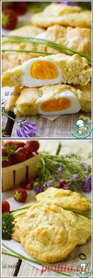 Яйца в сырных булках - кулинарный рецепт