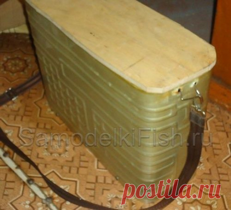Делаем рыболовный зимний ящик из морозильной камеры