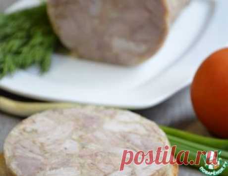 Зельц – кулинарный рецепт