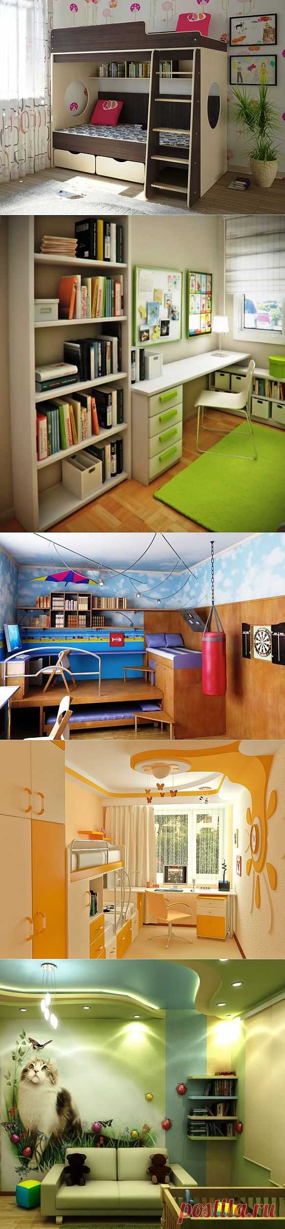Дизайн маленькой детской комнаты