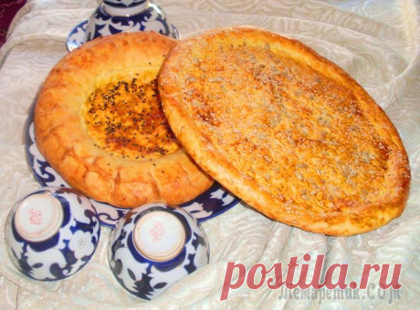 Домашние вкусные узбекские лепешки без дрожжей!!