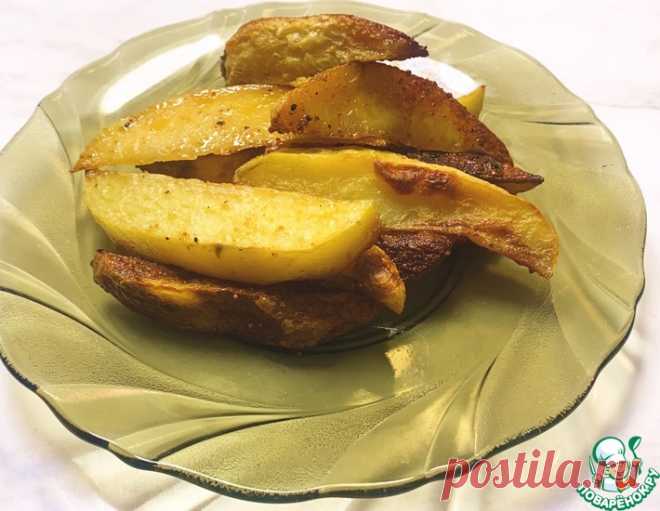 Картофель по-деревенски в микроволновке – кулинарный рецепт