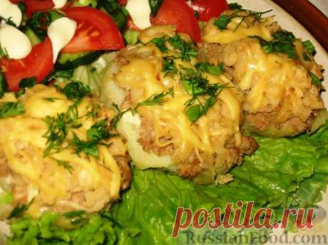 Рецепт: Картофель с мясом и фасолью на RussianFood.com