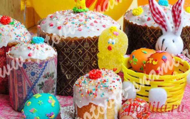 Пасхальный кулич с изюмом: сдобное тесто на сливках | Готовьте с нами