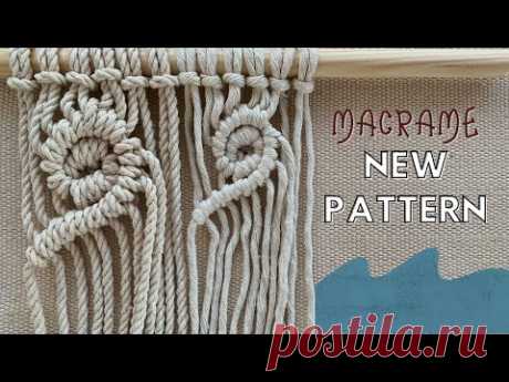 Макраме узор «Волна»/New macrame pattern