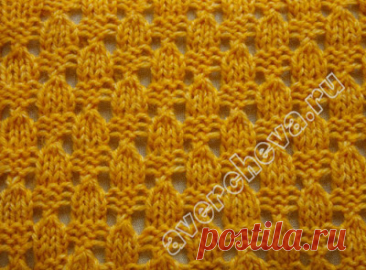 Красивые японские узоры спицами 3