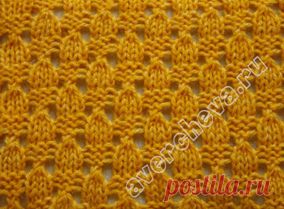 Красивые японские узоры спицами 3