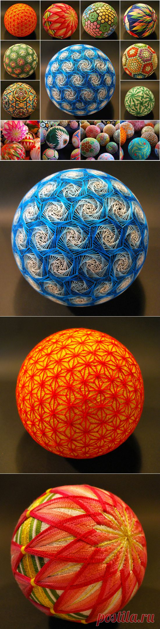 How to DIY Unique Embroidered Temari Balls | iCreativeIdeas.com