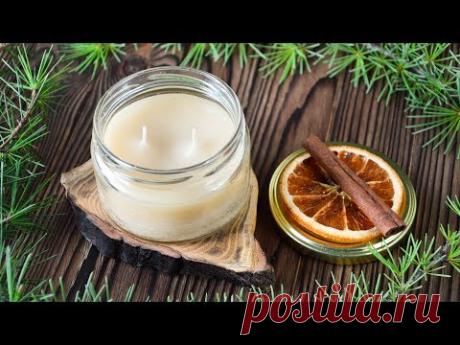 Свеча СВОИМИ РУКАМИ ☆ С ароматом КОРИЦЫ