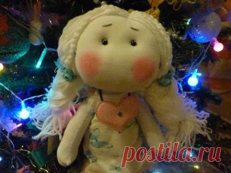 Ангелок из ткани. Продолжение. DIY