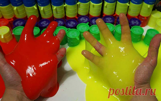 Про слаймы - виды, рецепты, изготовление своими руками