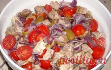 Салат Итальянский мясной. - праздничные рецепты с фото на e-salat.ru