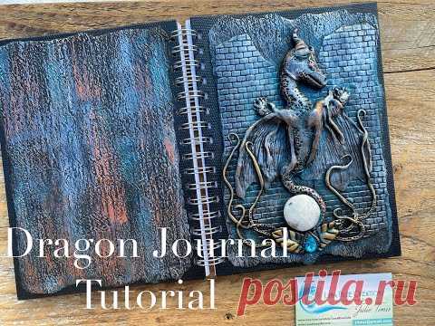 Polymer Clay Dragon Journal Tutorial