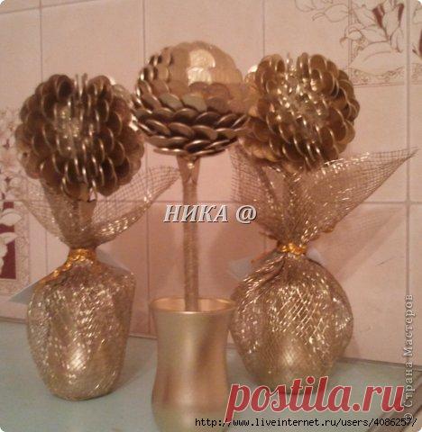 Настоящее Денежное Дерево (из монеток).Мк