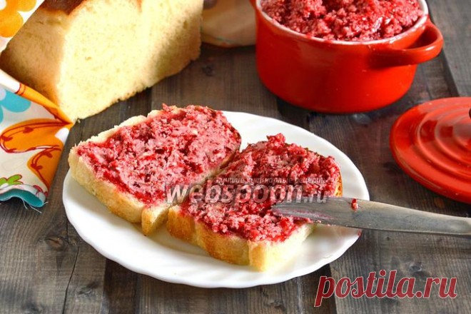 Вроде ничего сложного, но так вкусно! Ягодное масло.