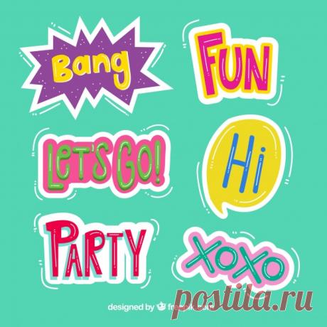 Красочная коллекция наклеек Более миллиона свободных векторов, PSD, фотографии и бесплатные иконки. Эксклюзивные халявы и все графические ресурсы, которые необходимые для ваших проектов