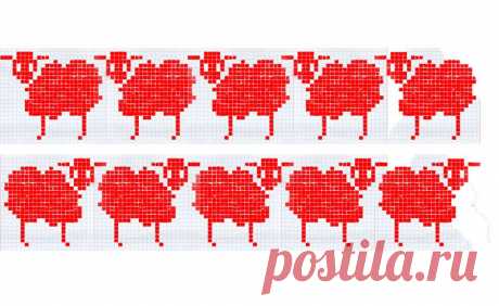 Орнамент для свитера Овечки