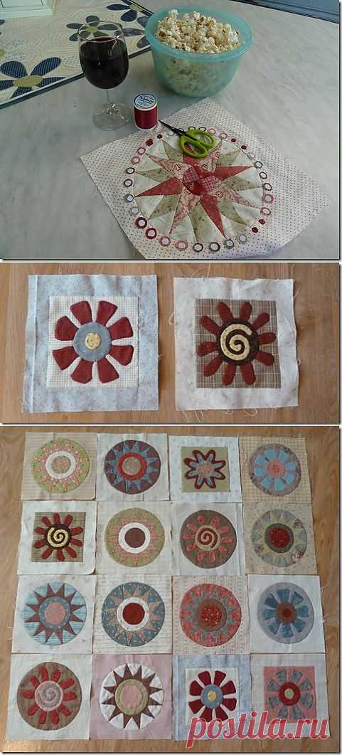 Abyquilt: Tour de Fibre – Needleturn applique and UFO challenge