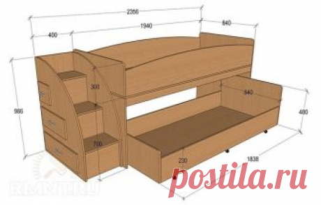 #МебельДляДачи

 
Детская двухъярусная кровать своими руками