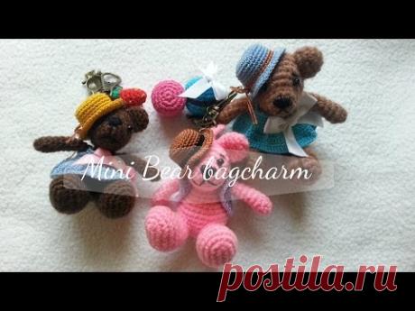 MINI BEAR BAGCHARM - YouTube
