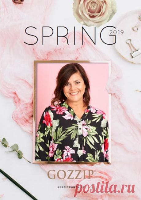 Каталог одежды для полных женщин среднего возраста датского бренда Gozzip весна 2019