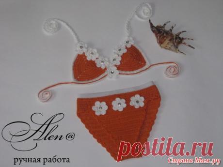Вязание купальника для девочки