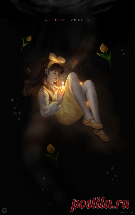 小 美 心 | 小 归 туман - 同人 作品 - Граффити Королевство Иллюстрация