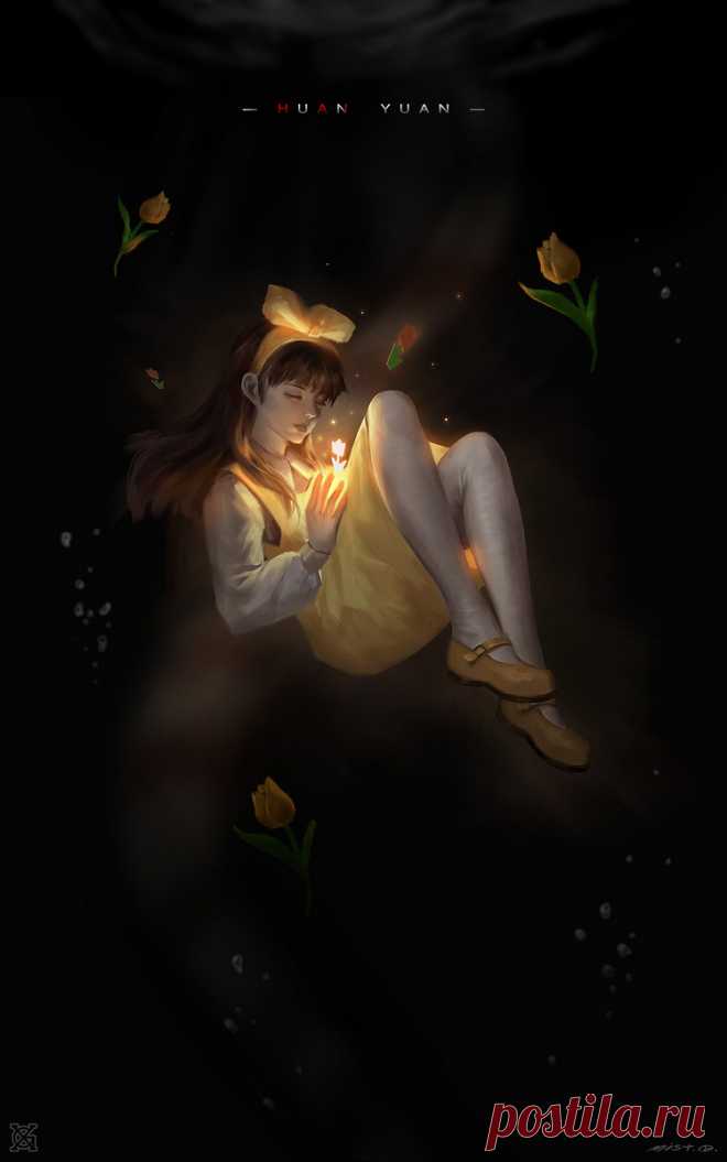 小 美 心 | 小 归 туман - 同人 作品 - Граффити Королевство Иллюстрация