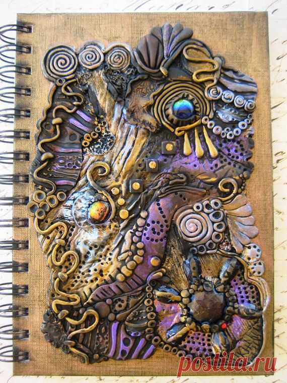 Ancient Treasure Polymer Clay Journal by RoyalKitness on DeviantArt