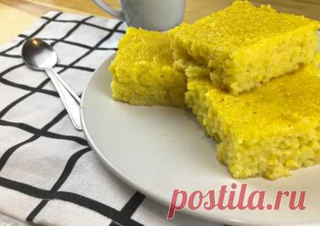 Мокрый манник на молоке