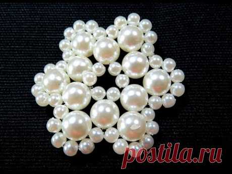 FLOR DE PÉROLAS PARA CHINELOS !!