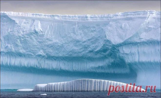 Айсберги в океане такие... холодные и загадочные