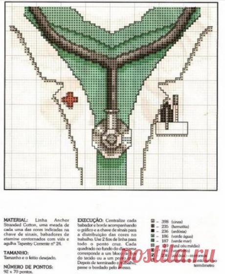 Ко дню медработника / Вышивка / Схемы вышивки крестом