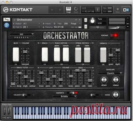 Waves factory Retro Keys I KONTAKT  | 323 MB
Waves factory Retro Keys I is a collection of 3 libraries based on famous keyboards from the 70s: The Orchestrator, The Compac and Organ X55.

Perfectly replicated with all the original features and more.
- The Compac is an electric piano made by Crumar in 1972 that features 3 piano sounds (piano, honky tonk and clavichord).