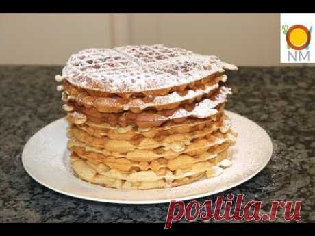Арахисовые вафли-отличная идея для вкусного завтрака