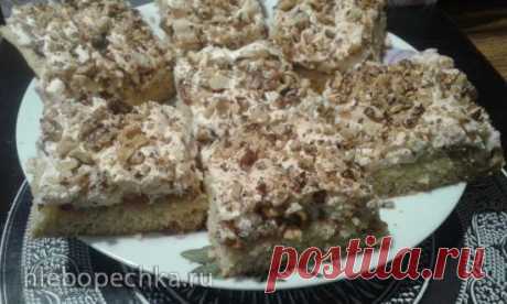 Лимонное пирожное &quot;Софи Лорен&quot; с грецкими орехами, изюмом и безе - рецепт с фото на Хлебопечка.ру