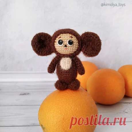 PDF Чебурашка крючком. FREE crochet pattern; Аmigurumi doll patterns. Амигуруми схемы и описания на русском. Вязаные игрушки и поделки своими руками #amimore - Чебурашка из детского мультфильма Крокодил Гена и его друзья.