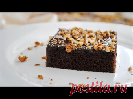 Простой шоколадный Пирог к чаю за считанные минуты 🌟 - YouTube