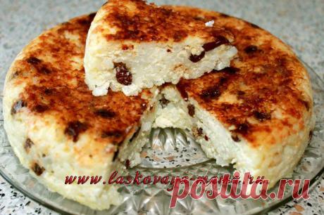 Рисовая запеканка с творогом в мультиварке