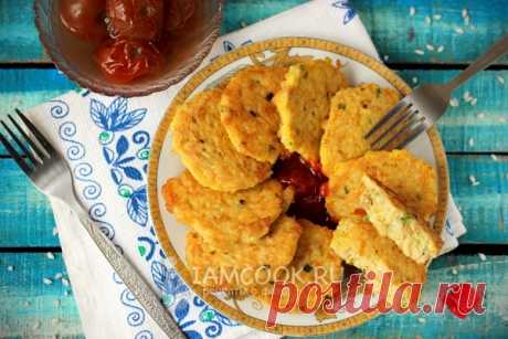 Рисовые оладьи с куриным мясом, рецепт с фото