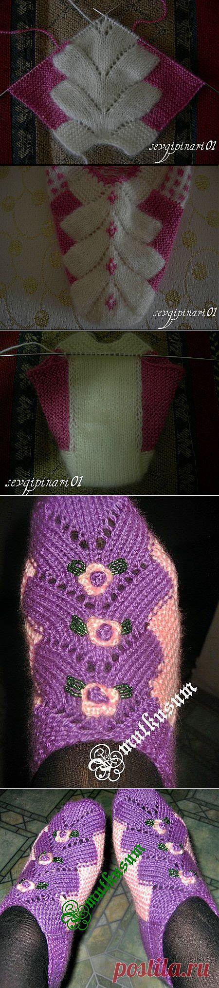 Тапочки-следочки.