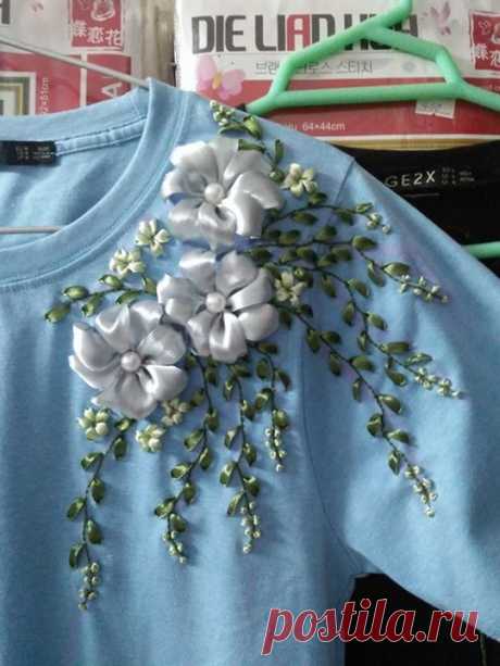 Вышивка на одежде: идеи — Сделай сам, идеи для творчества - DIY Ideas