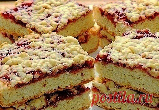 Тертый пирог к чаю - просто и вкусно!.