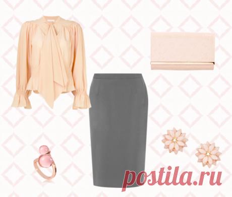 6 способов носить серую юбку с шиком — BurdaStyle.ru