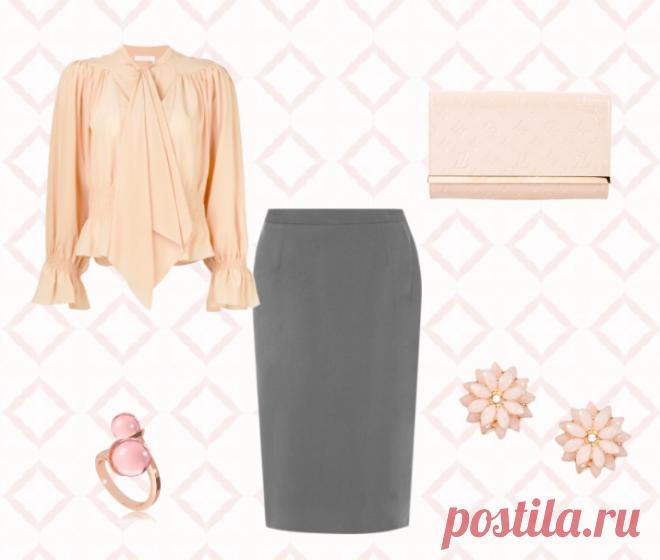 6 способов носить серую юбку с шиком — BurdaStyle.ru