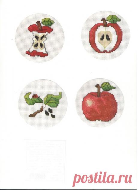 (6) Gallery.ru / Фото #1 - Набор для вышивания подстаканников "Яблоки" - natalya-le