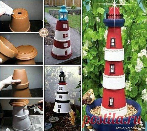 В мире поделок. Добавлена фотография в альбом Декор в саду и в доме.