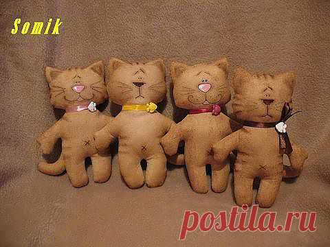 МК по пошиву котиков-примитивов